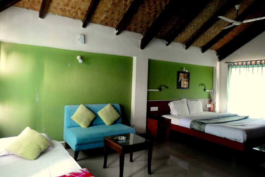 Madhai Riverside Lodge - Luxury Room - Sitting Area - Satpura Tiger Reserve